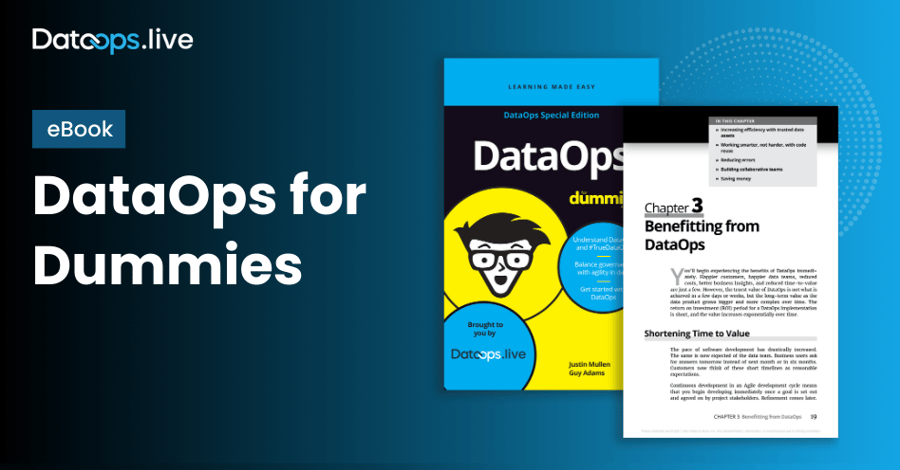 DataOps for Dummies eBook - NO LEARN MORE